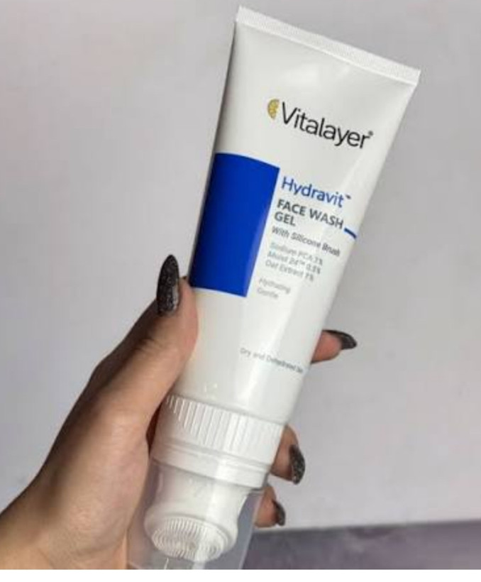 ژل شستشوی صورت ویتالییر Hydravit مخصوص پوست خشک و دهیدراته