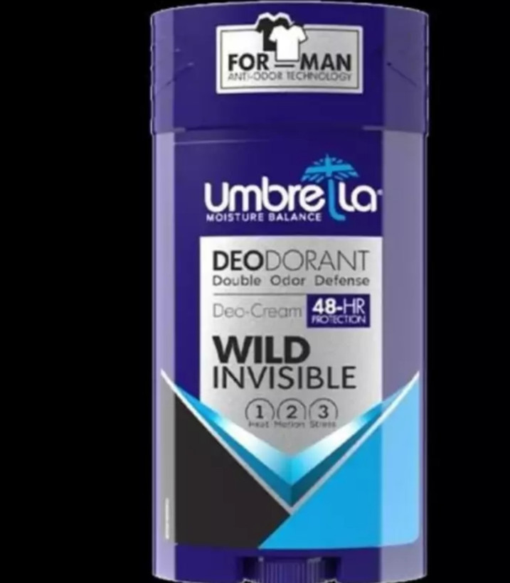 دئودورانت مردانه Umbrella مدل Wild Invisible با محافظت 48 ساعته