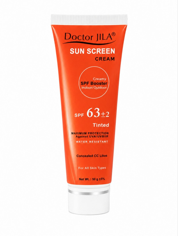 ضدآفتاب رنگی دکتر ژیلا سبک با ماندگاری بالا spf63