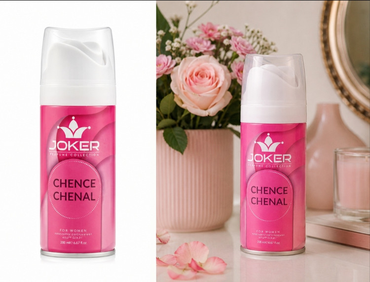 اسپری خوشبو کننده زنانه جوکر الهام گرفته از رایحه Chanel Chance»
