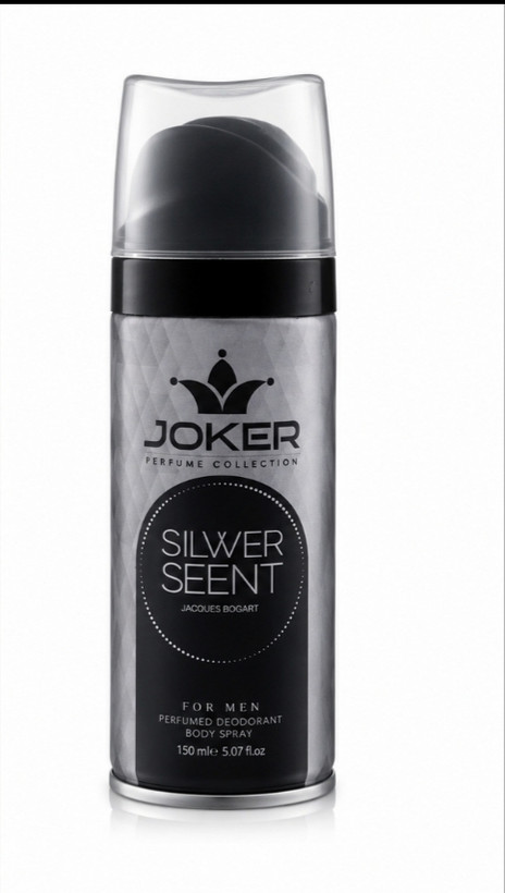 اسپری مردانه و جذاب جوکر رایحه Silver Scent ماندگاری مناسب