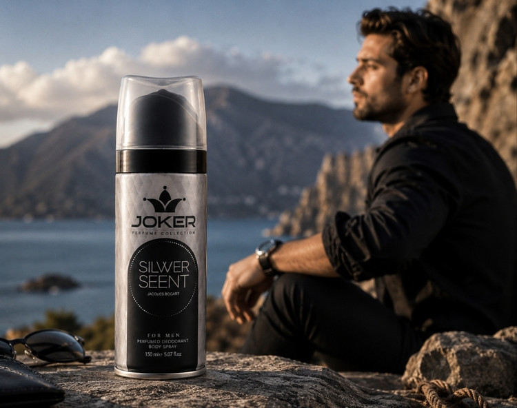 اسپری مردانه جوکر رایحه Silver Scent طراوت و ماندگاری