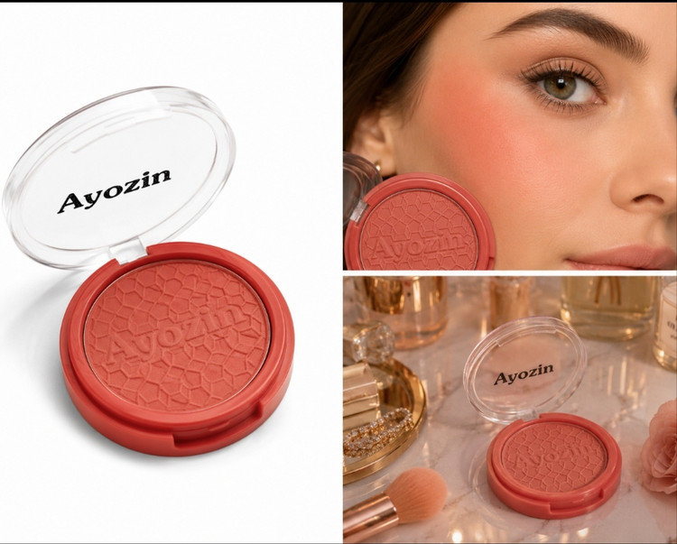 رژ گونه پودری آیوزین رنگ B3 بژ طبیعی با جلوه مات